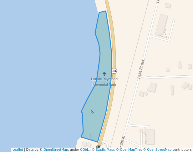 walking in Lousie Reymond Memorial Park map in Orr