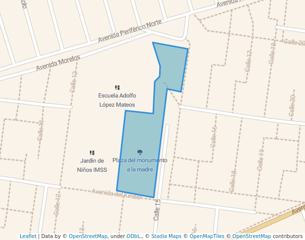 walking in Plaza del monumento a la madre map in Ciudad Sahagún