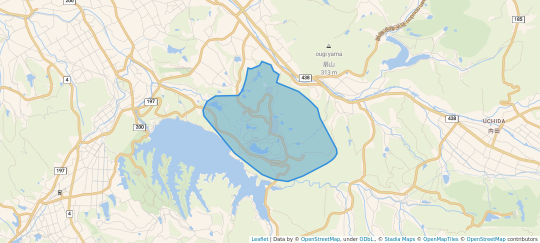 walking in 国営讃岐まんのう公園 map in Manno