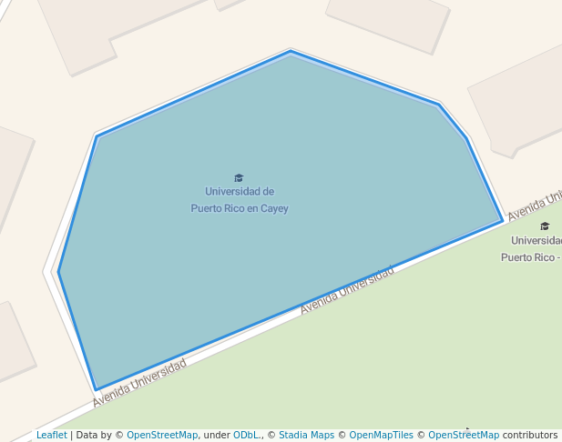 walking in Plaza Dr. Agustín Stahl map in Cayey