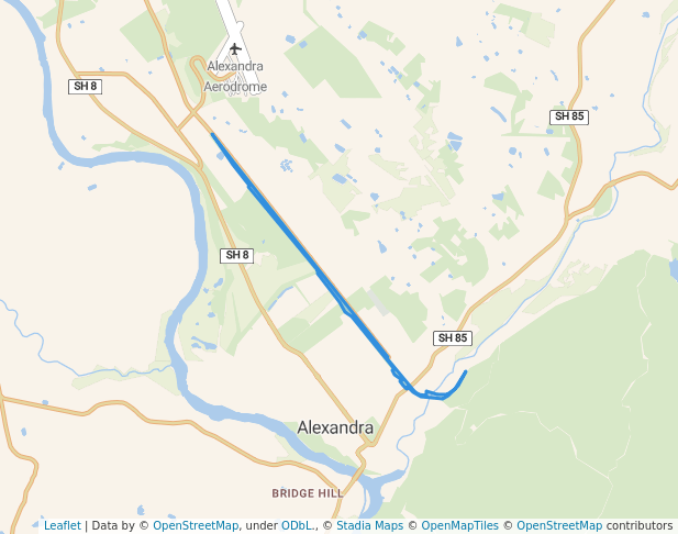 walking in Otago Rail Trail Alexandra - Clyde map in Alexandra