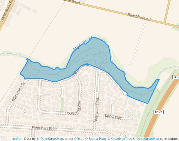 Styx River Esplanade Reserve