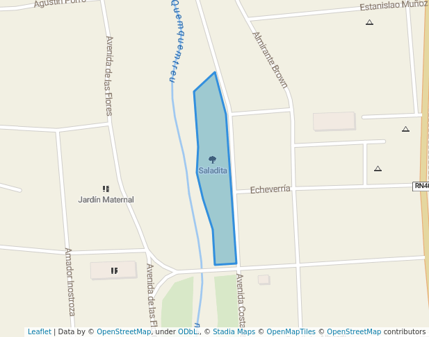 Saladita in El Bolsón | Map and Routes