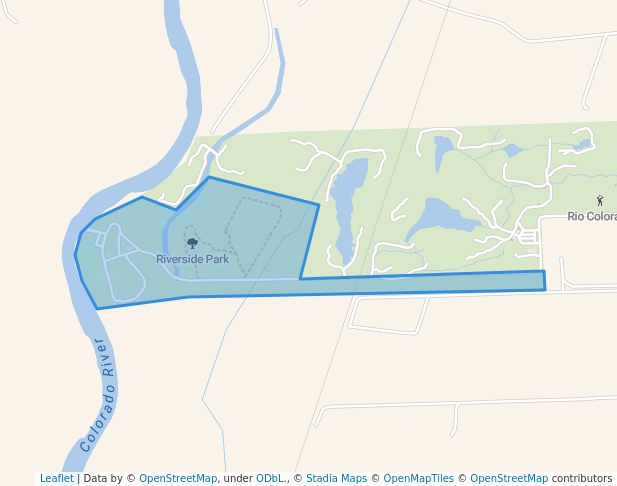 walking in Riverside Park map in Bay City