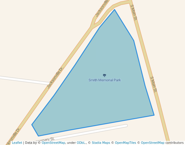 walking in Smith Memorial Park map in Henderson