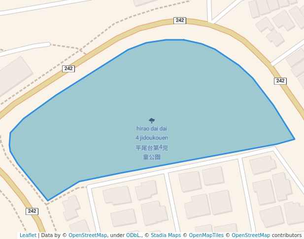 walking in 平尾台第4児童公園 map in Uji