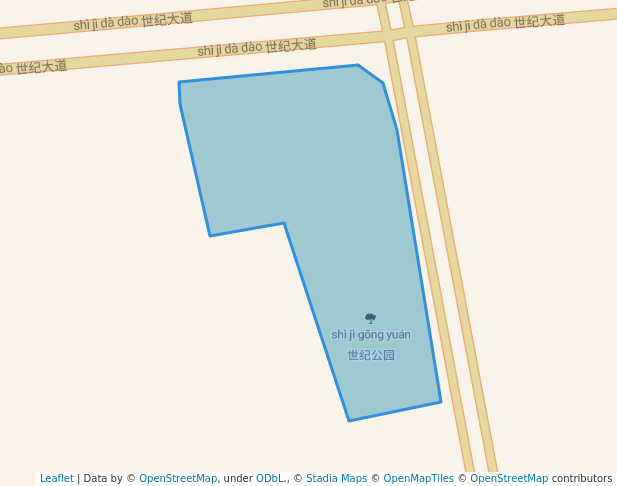 walking in 世纪公园 map in Qu Zhou Shi
