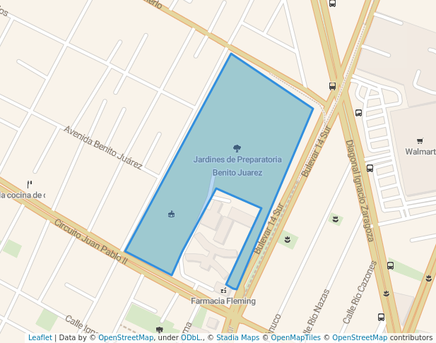 Jardines de Preparatoria Benito Juarez