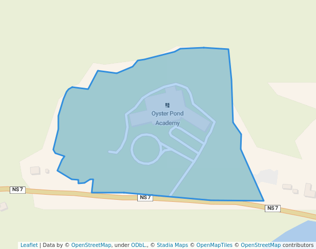 walking in Oyster Pond Academy Park map in Head of Jeddore