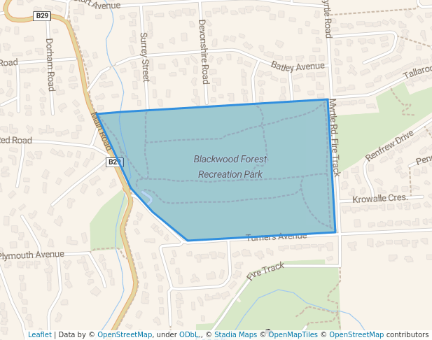 Blackwood Forest Recreation Park