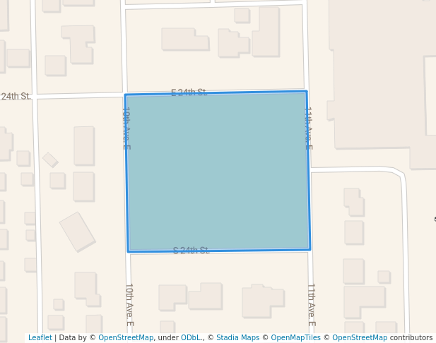 walking in Ryan's Memorial Park map in Hibbing