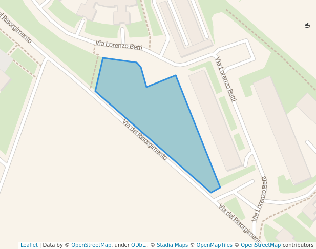 walking in Area di attesa n.7 map in Spoleto