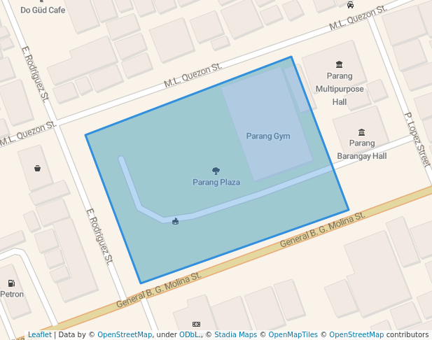 walking in Parang Plaza map in Marikina