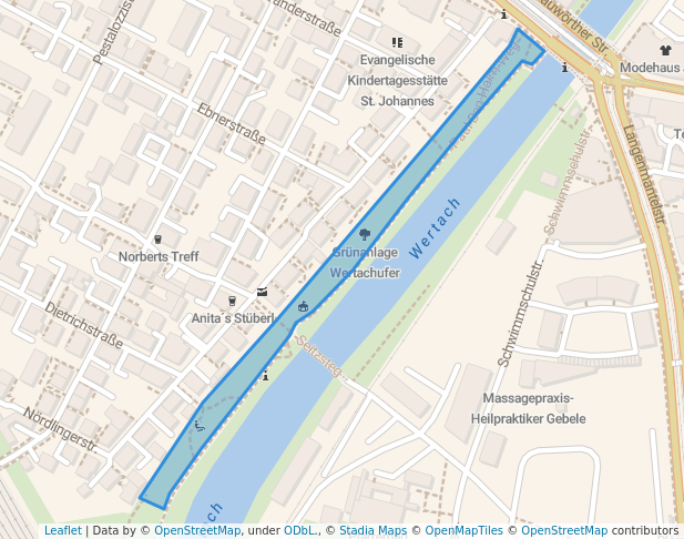 Grünanlage Wertachufer