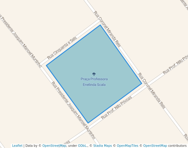 walking in Praça Professora Enelinda Scala map in Cuiabá