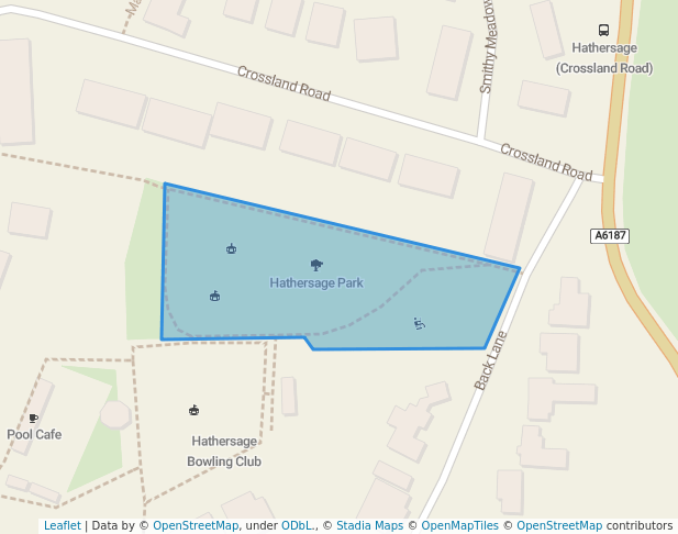 walking in Hathersage Park map in Hathersage