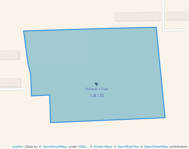 walking in Children's Park map in Shi Jia Zhuang Shi