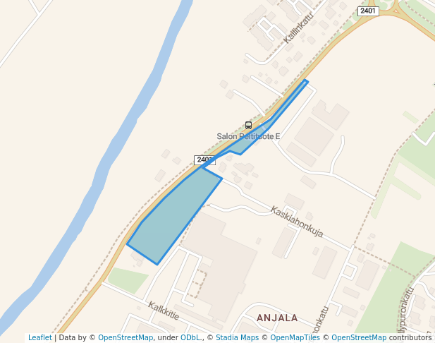 Rantalanpuisto in Kaili | Map and Routes