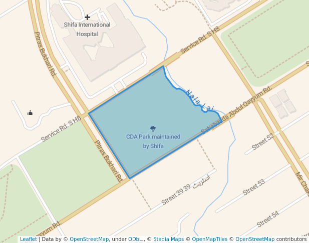 CDA Park maintained by Shifa