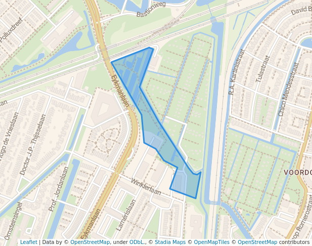 walking in De Groene Kop map in Utrecht