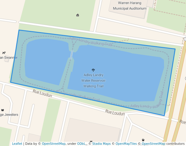 Adley Landry Water Reservoir Walking Trail