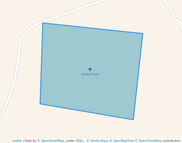 walking in Netball field map in Olifantsfontein