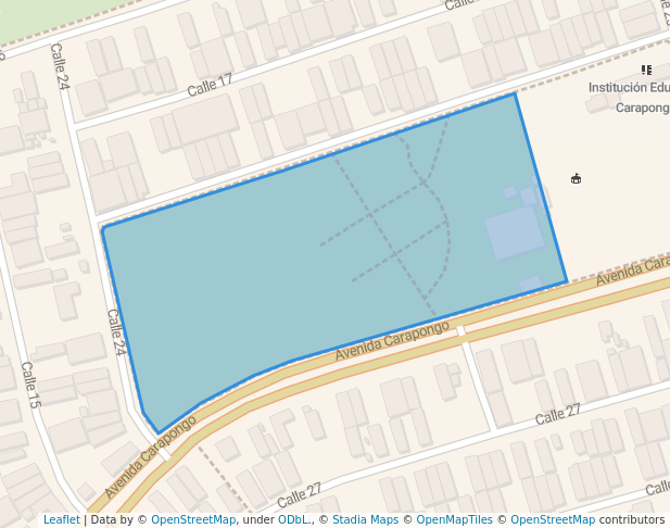 walking in Parque Principal San Antonio de Carapongo map in Lurigancho-Chosica