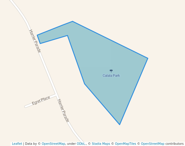 walking in Calala Park map in Calala