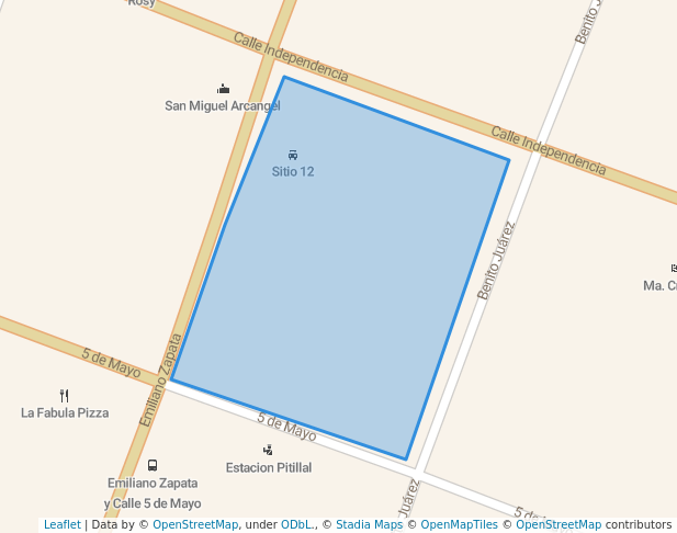 walking in plaza el Pitillal map in Puerto Vallarta