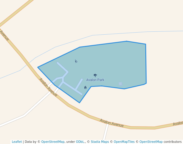 walking in Avalon Park map in Lake Havasu City