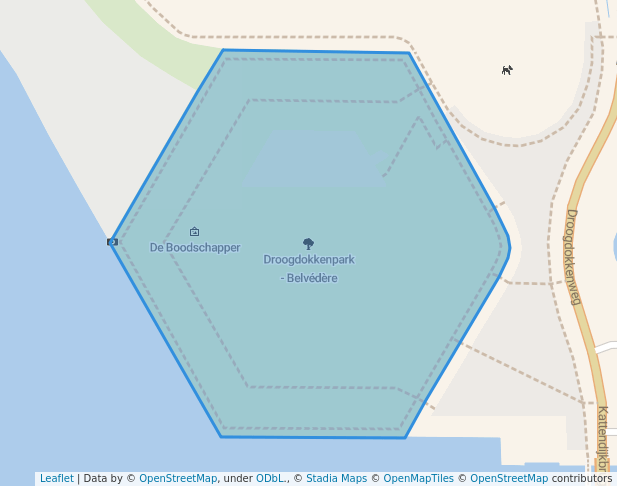 Droogdokkenpark - Belvédère