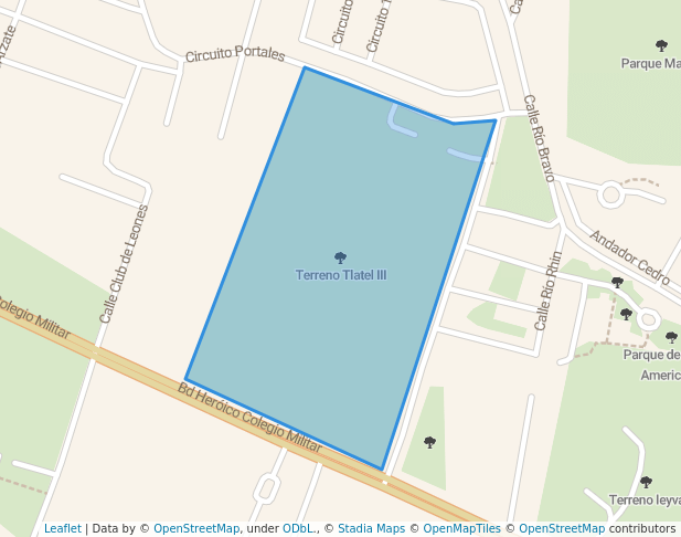 walking in Terreno Tlatel III map in Iguala de la Independencia