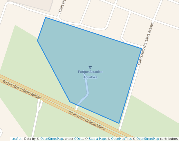 walking in Parque Acuatico Aqualoka map in Iguala de la Independencia