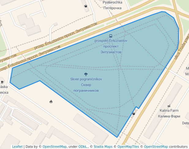 Сквер пограничников