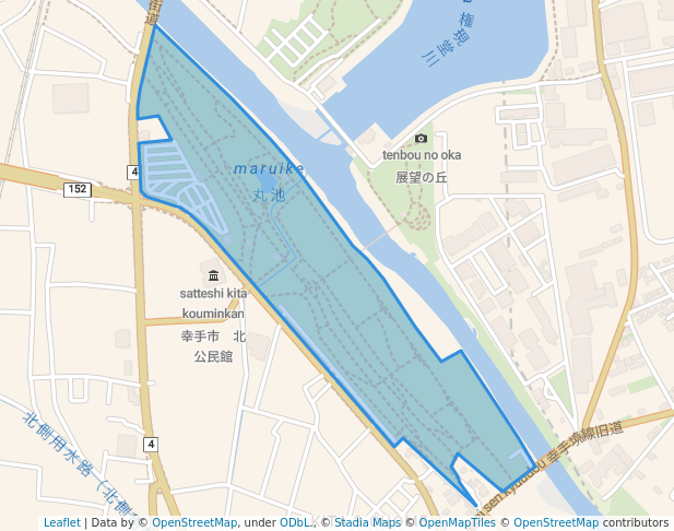 幸手権現堂桜堤(4号公園)