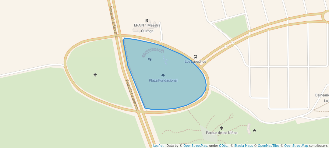 walking in Plaza Fundacional map in La Punta