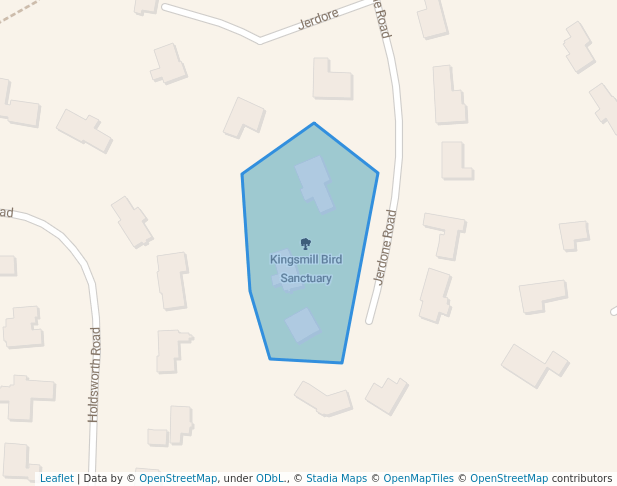 walking in Kingsmill Bird Sanctuary map in Williamsburg