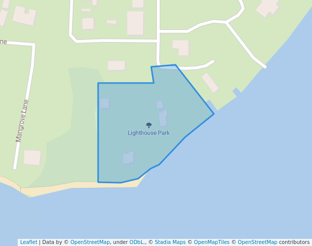 walking in Lighthouse Park map in Ochopee