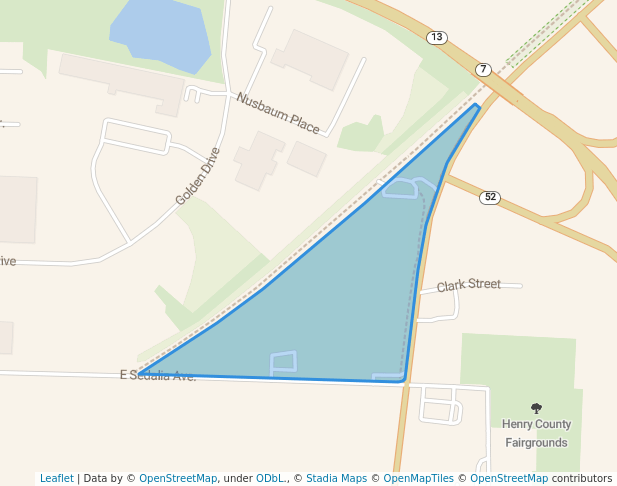 walking in Wagoner Park map in Clinton