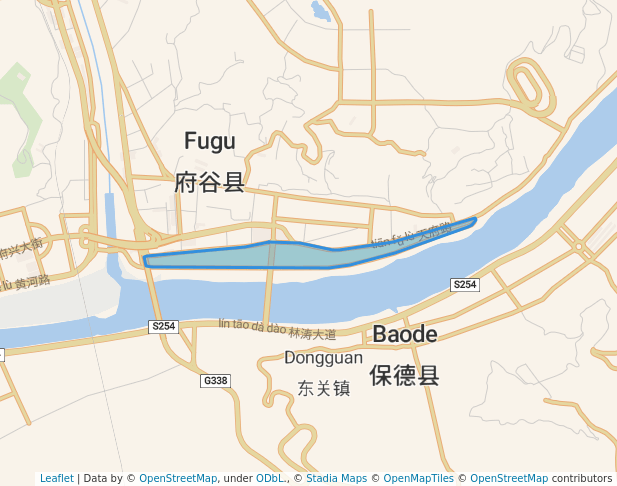 滨河公园 in Yu Lin Shi | Map and Routes