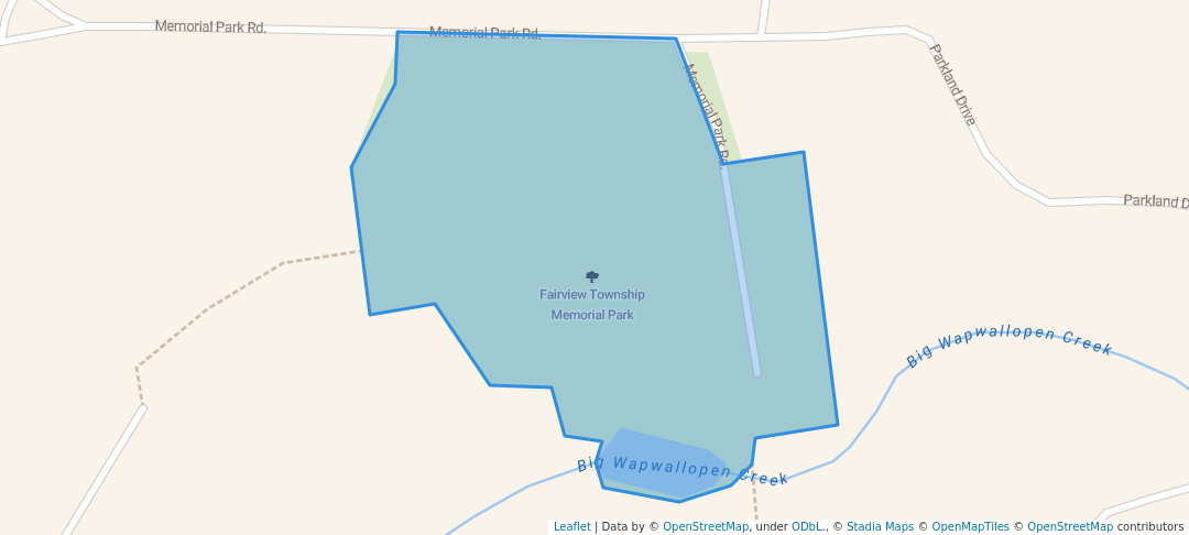 Fairview Township Memorial Park in Mountain Top
