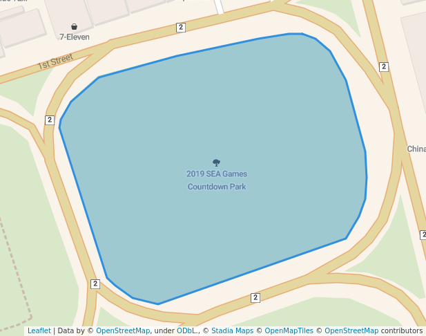 2019 SEA Games Countdown Park