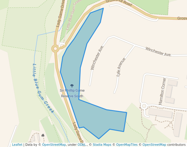 Sir Phillip Game Reserve South in Lindfield | Map and Routes