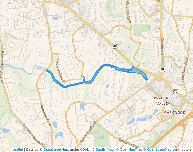 Crabtree - Oak Park Greenway