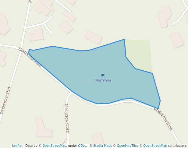 walking in Shammies map in Windermere