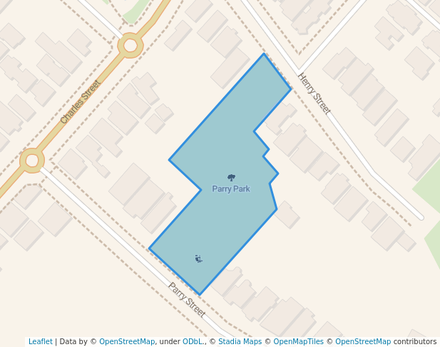 Parry Park in Ryde | Map and Routes