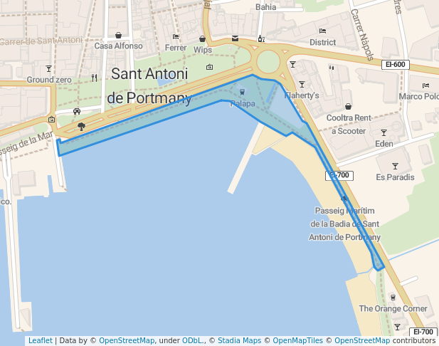 Passeig Marítim de la Badia de Sant Antoni de Portmany