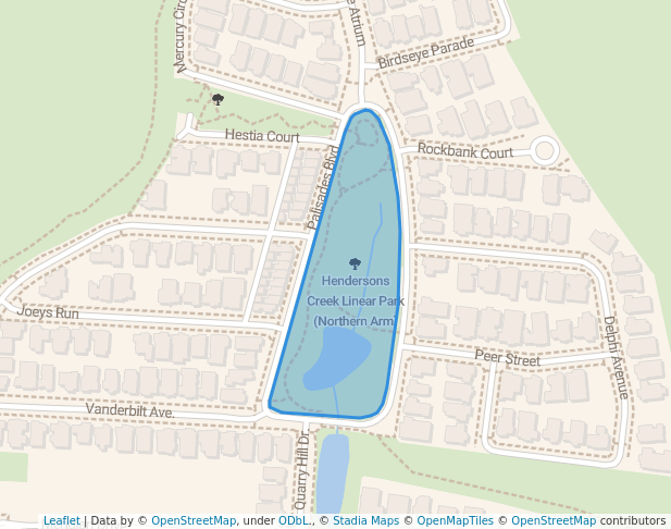 Hendersons Creek Linear Park (Northern Arm)