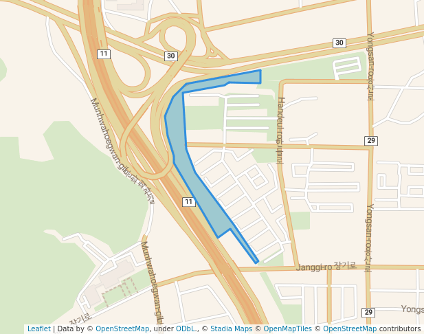 대구 달서 장기동 편백나무숲