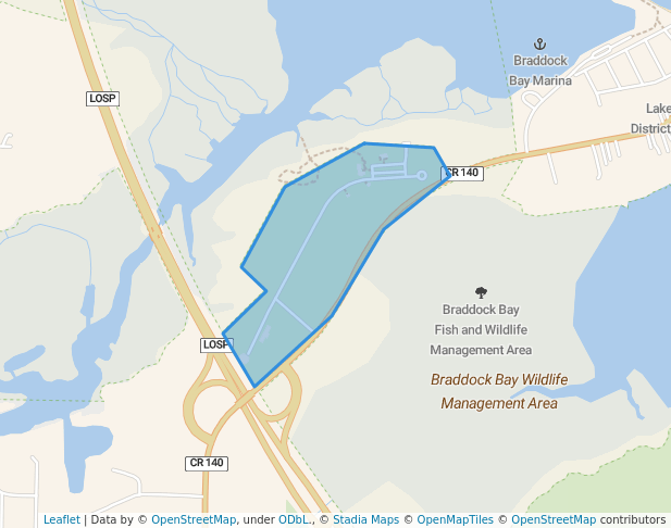 walking in Braddock Bay Park map in Hilton